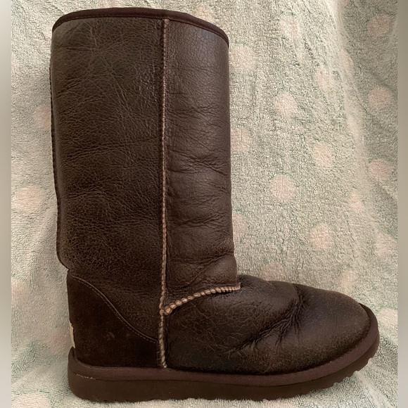 UGG Shoes - Women’s: UGG Tall Boot w/ Sheepskin (Size: 6 Wide)